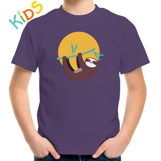 Hanging Sloth Kids T-shirt - Tshirtpark.com