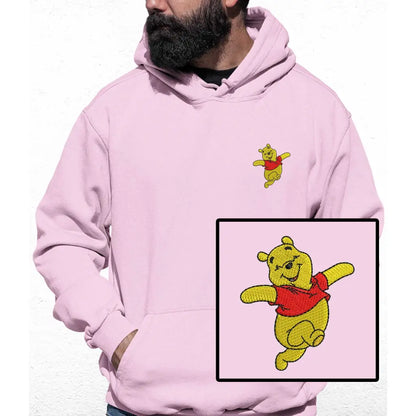 Happy Bear Embroidered Colour Hoodie - Tshirtpark.com