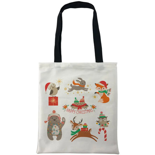 Happy Christmas Animals Bags - Tshirtpark.com
