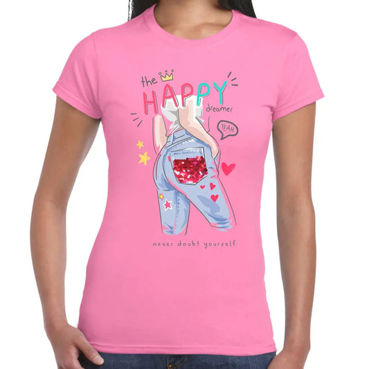 Happy Dreamer Ladies T-shirt - Tshirtpark.com