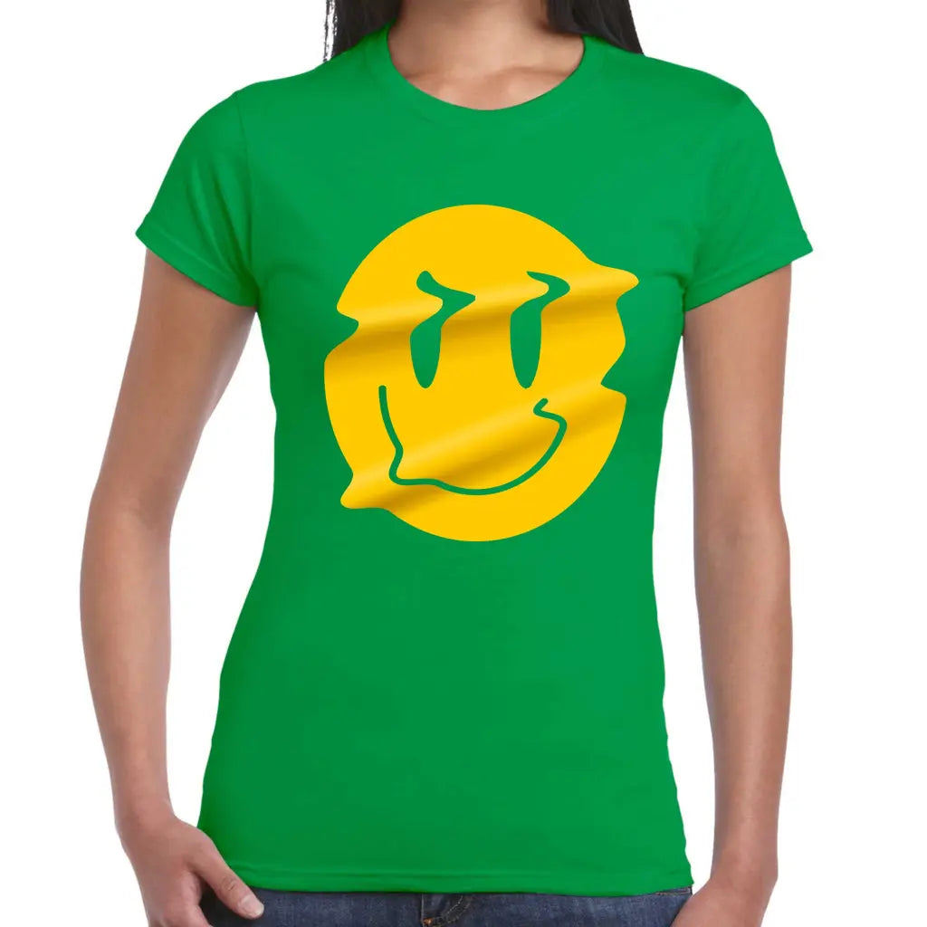 Happy Face Ladies T-shirt - Tshirtpark.com