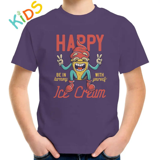 Happy Ice Cream Kids T-shirt - Tshirtpark.com