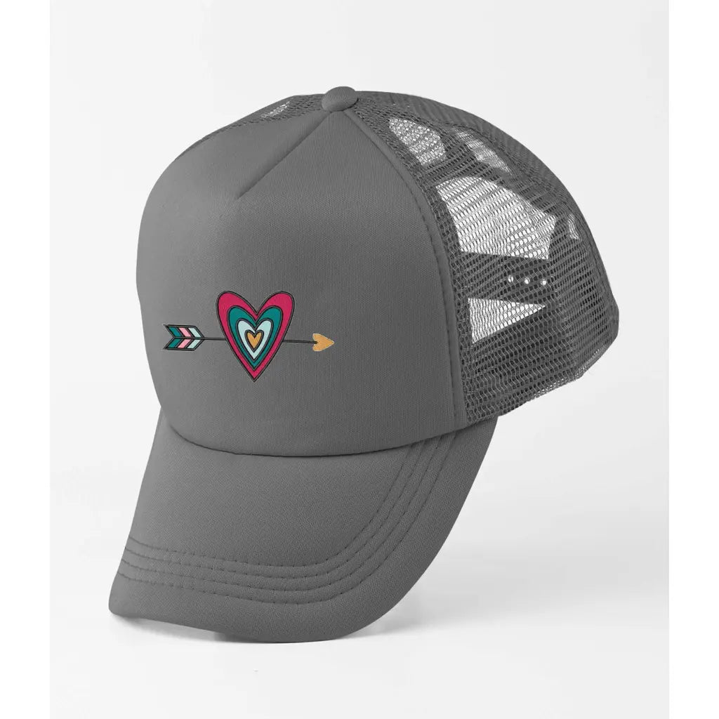 Heart Arrow Trucker Cap - Tshirtpark.com