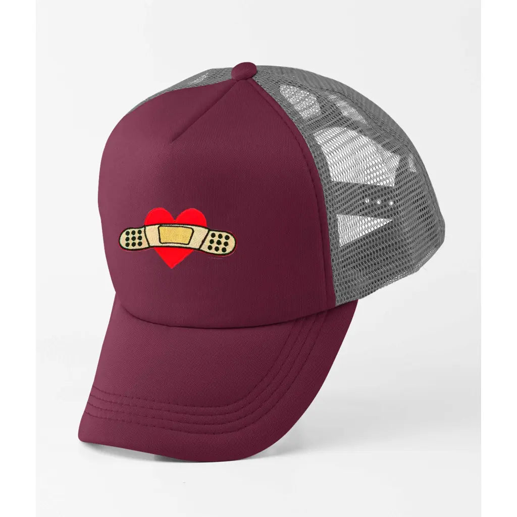 Heart Bandage Trucker Cap - Tshirtpark.com