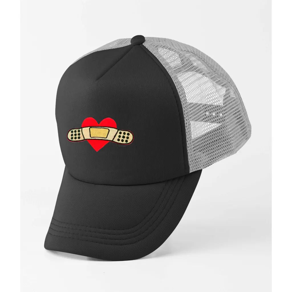 Heart Bandage Trucker Cap - Tshirtpark.com