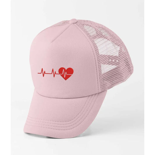 Heartbeat Trucker Cap - Tshirtpark.com