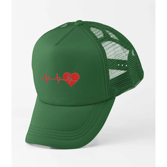 Heartbeat Trucker Cap - Tshirtpark.com