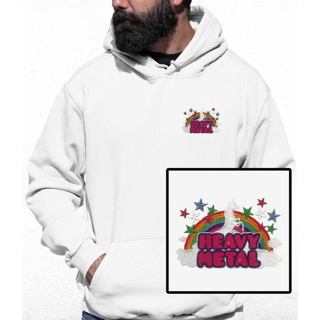 Heavy Metal Embroidered Colour Hoodie - Tshirtpark.com