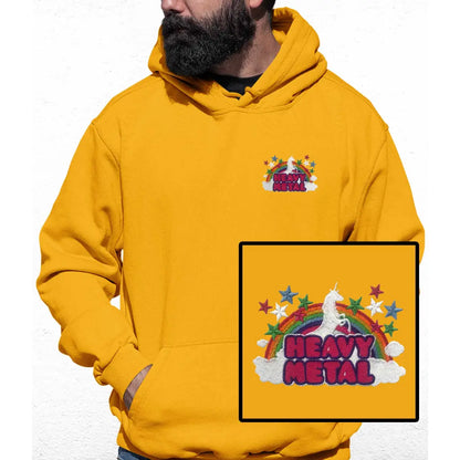 Heavy Metal Embroidered Colour Hoodie - Tshirtpark.com