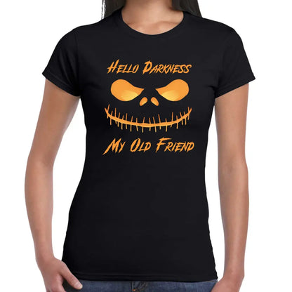 Hello Darkness My Old Friend Ladies T-shirt - Tshirtpark.com