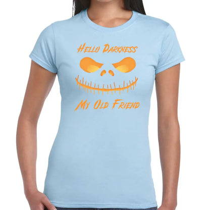 Hello Darkness My Old Friend Ladies T-shirt - Tshirtpark.com