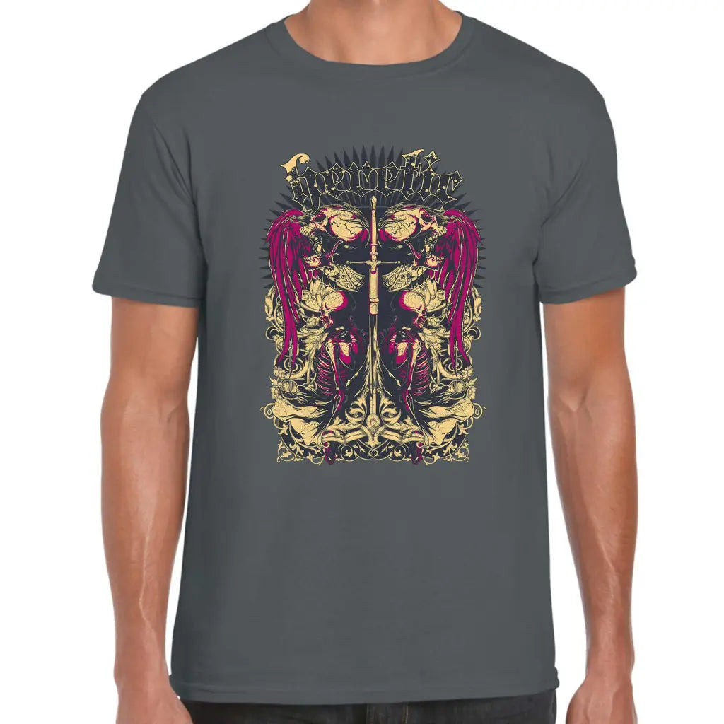 Heretic Skull T-Shirt - Tshirtpark.com