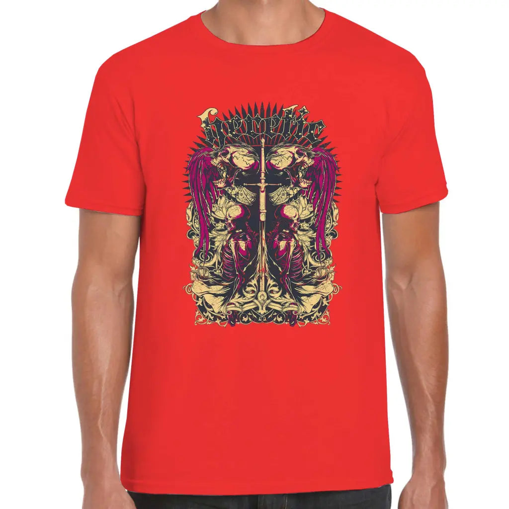 Heretic Skull T-Shirt - Tshirtpark.com