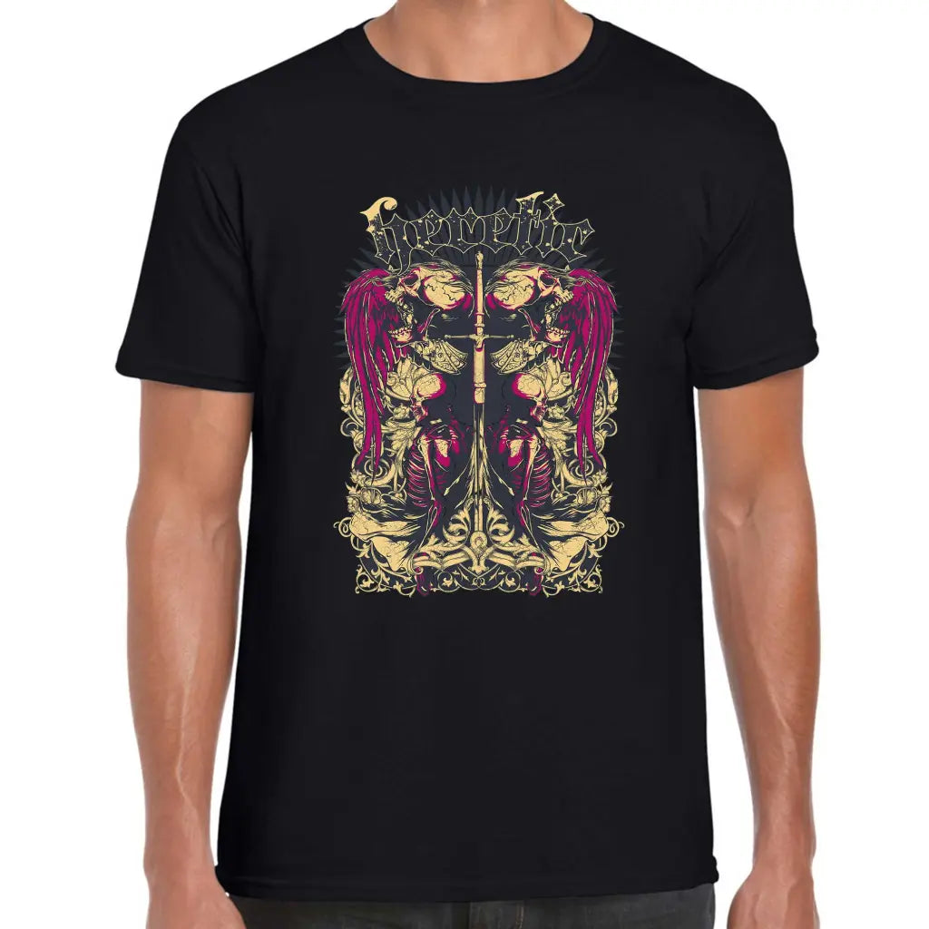 Heretic Skull T-Shirt - Tshirtpark.com