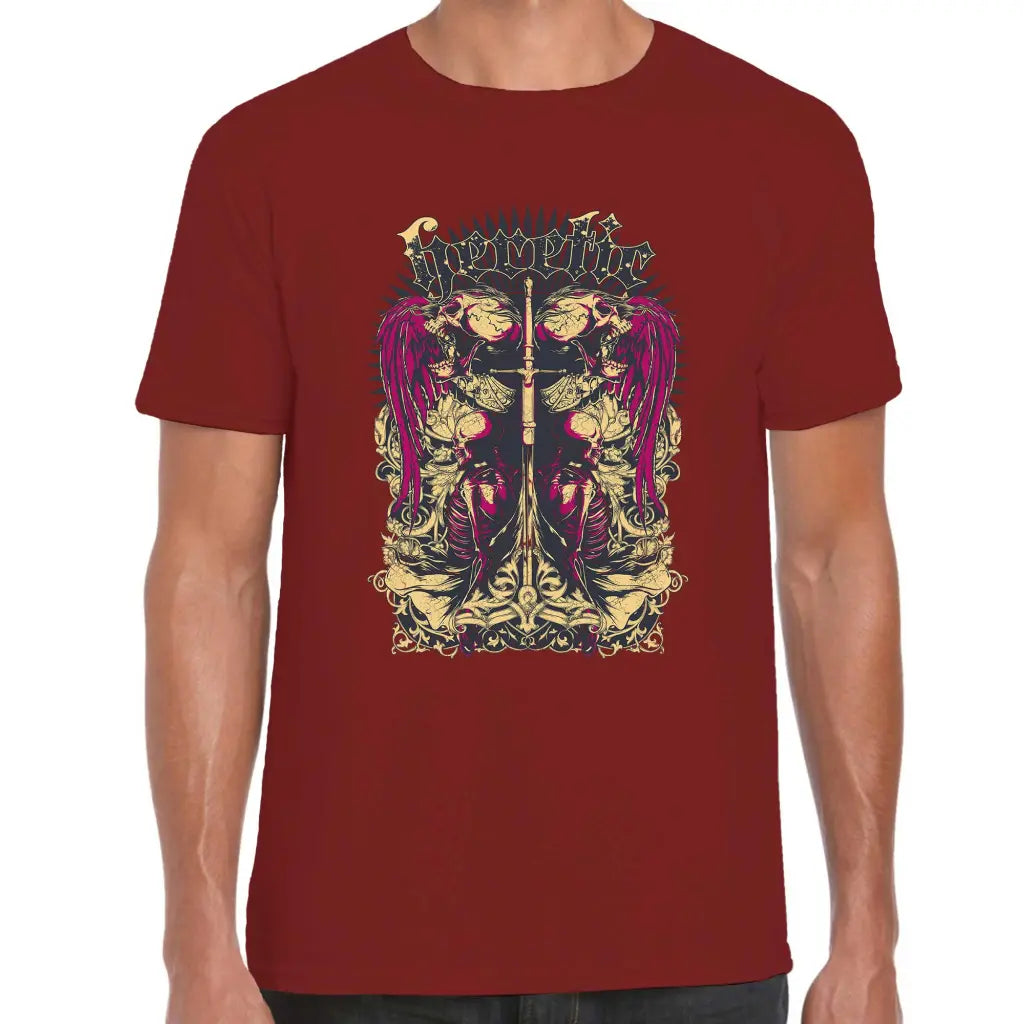 Heretic Skull T-Shirt - Tshirtpark.com