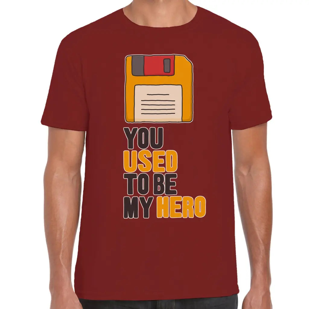 Hero Floppy Disk T-Shirt - Tshirtpark.com