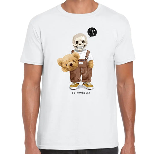 Hi Be Yourself Teddy T-Shirt - Tshirtpark.com