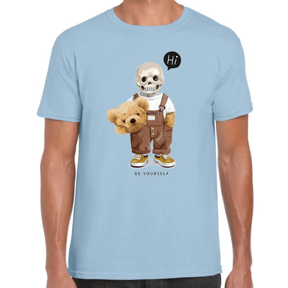 Hi Be Yourself Teddy T-Shirt - Tshirtpark.com