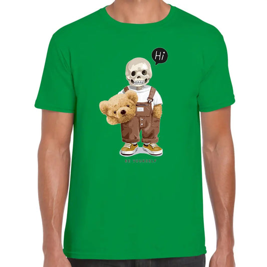 Hi Be Yourself Teddy T-Shirt - Tshirtpark.com