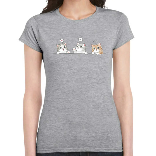 Hi Cats Ladies T-shirt - Tshirtpark.com