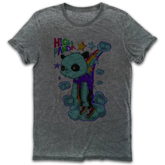High Panda Vintage Burn-Out T-shirt - Tshirtpark.com