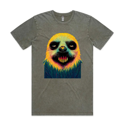 High Sloth Stone Wash T-Shirt - Tshirtpark.com