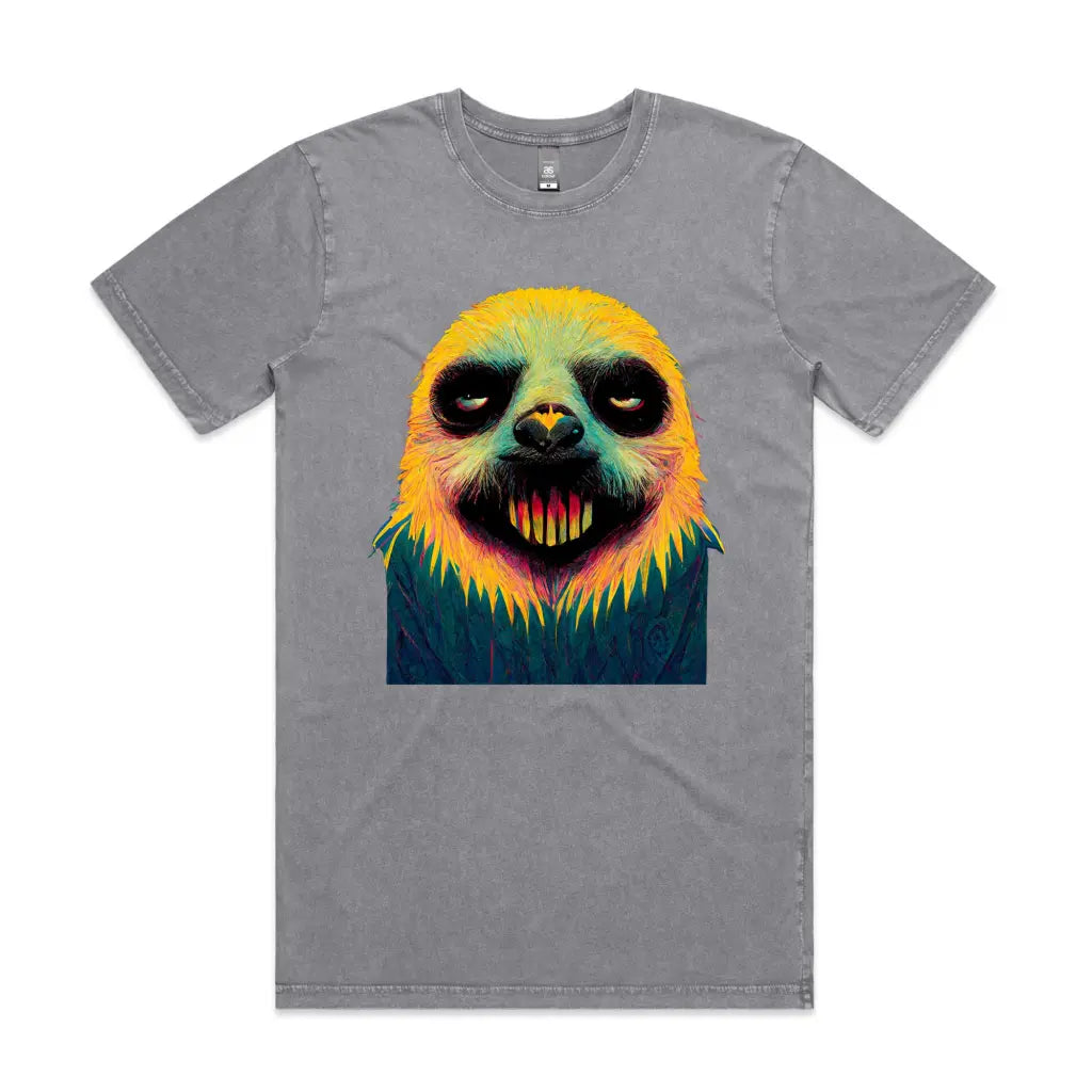 High Sloth Stone Wash T-Shirt - Tshirtpark.com