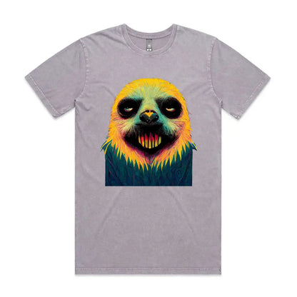 High Sloth Stone Wash T-Shirt - Tshirtpark.com