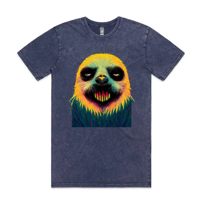 High Sloth Stone Wash T-Shirt - Tshirtpark.com