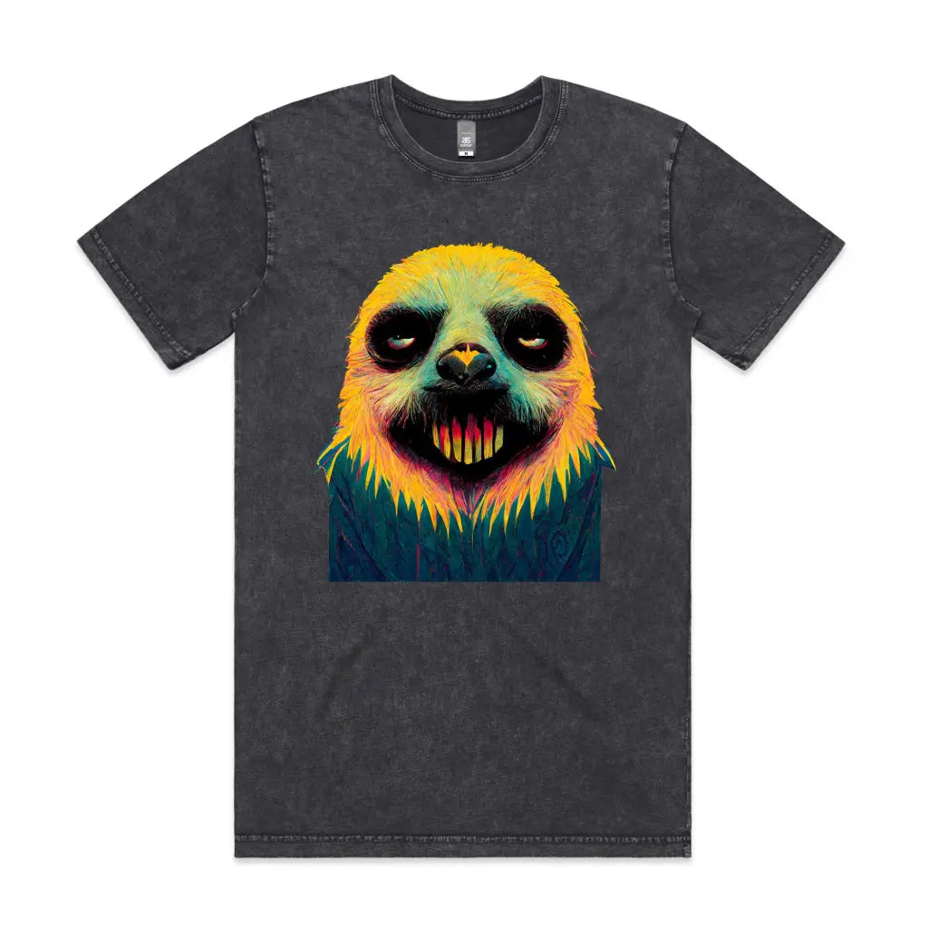 High Sloth Stone Wash T-Shirt - Tshirtpark.com