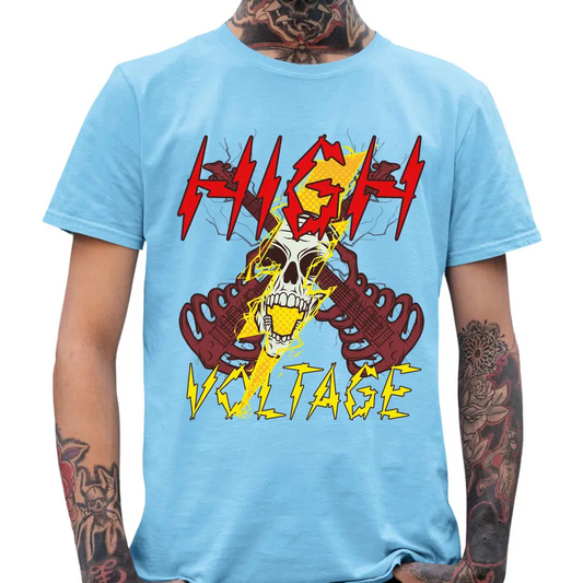 High Voltage Skull T-Shirt - Tshirtpark.com