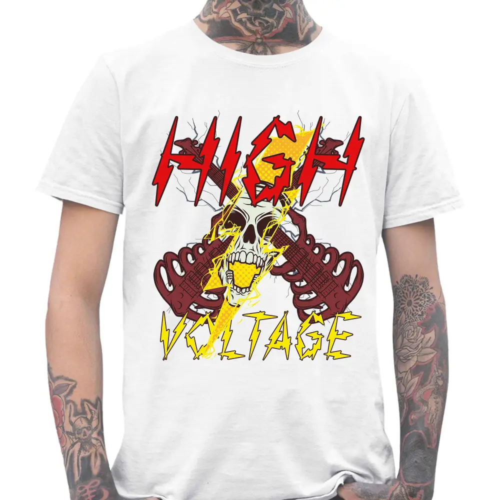 High Voltage Skull T-Shirt - Tshirtpark.com