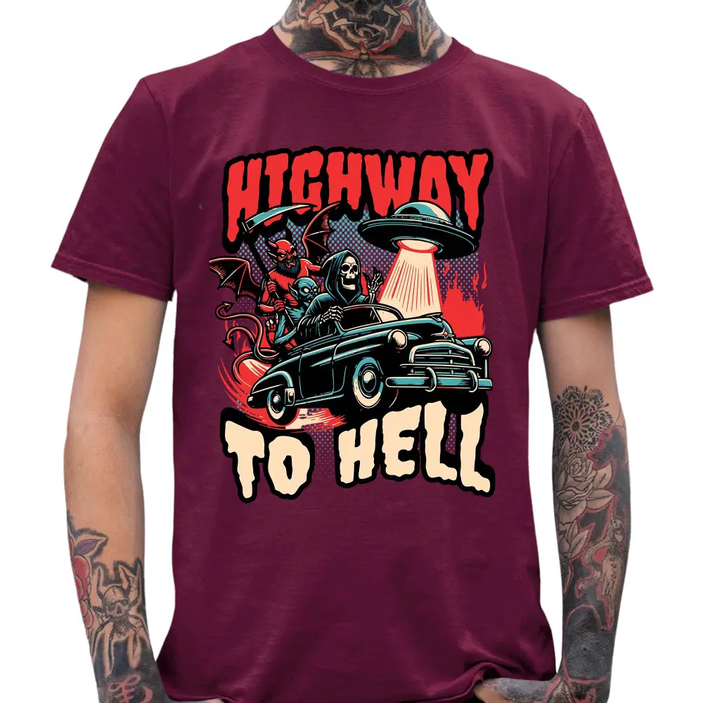 Highway To Hell T-Shirt - Tshirtpark.com