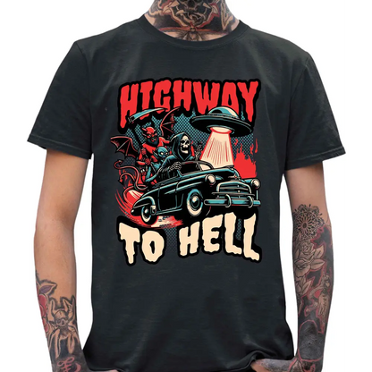 Highway To Hell T-Shirt - Tshirtpark.com