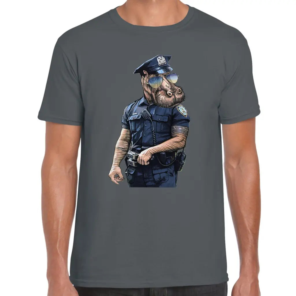 Hippo Cop T-Shirt - Tshirtpark.com