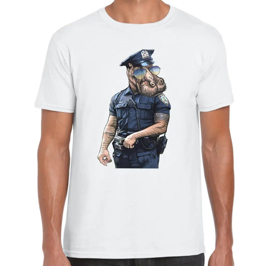 Hippo Cop T-Shirt - Tshirtpark.com