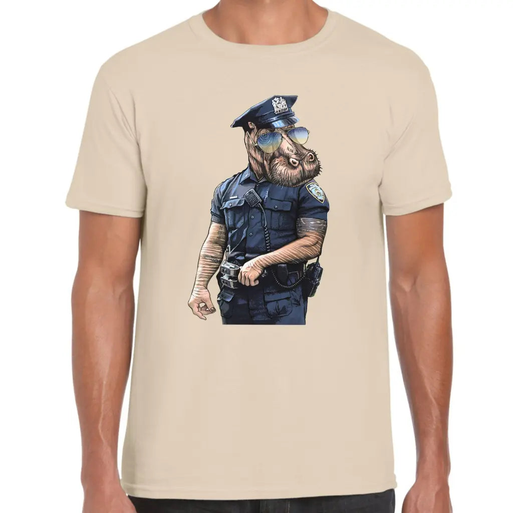 Hippo Cop T-Shirt - Tshirtpark.com