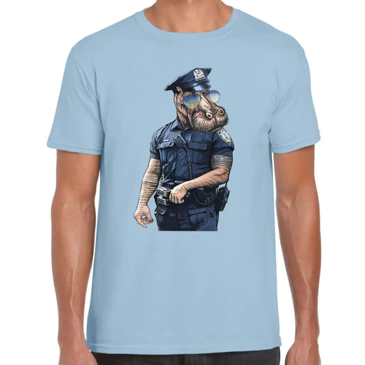 Hippo Cop T-Shirt - Tshirtpark.com