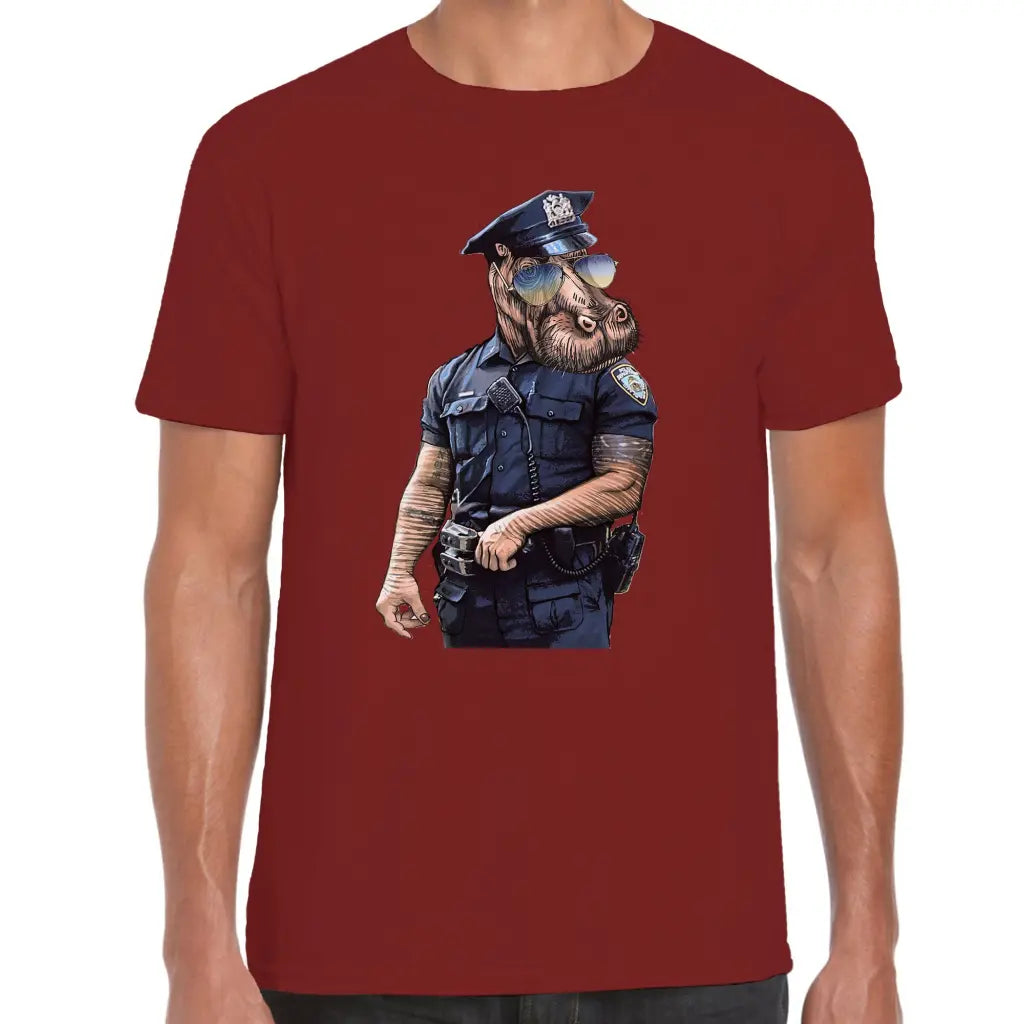 Hippo Cop T-Shirt - Tshirtpark.com