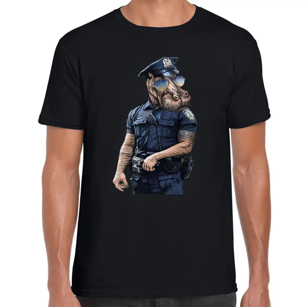 Hippo Cop T-Shirt - Tshirtpark.com