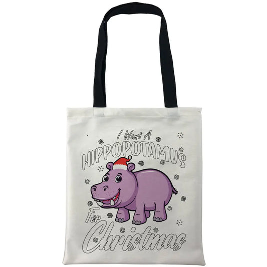 Hippo For Christmas Bags - Tshirtpark.com