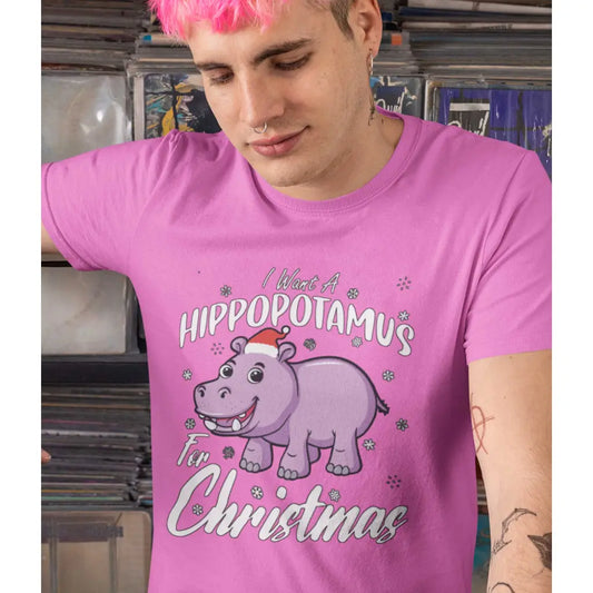 Hippo For Christmas T-Shirt - Tshirtpark.com