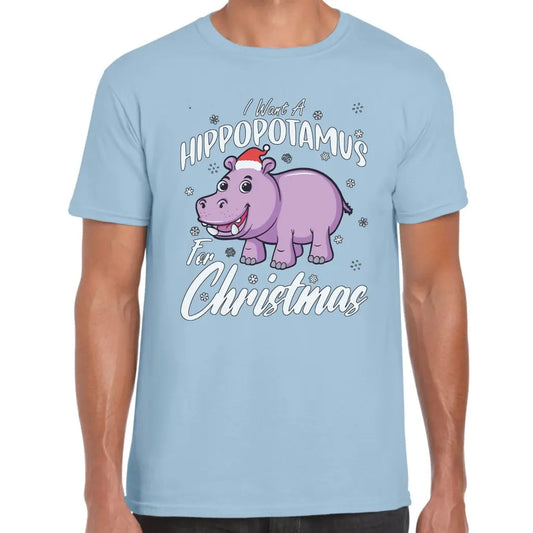 Hippo For Christmas T-Shirt - Tshirtpark.com