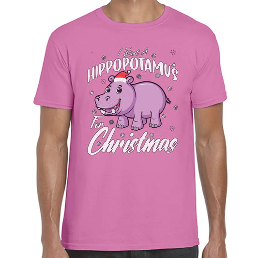 Hippo For Christmas T-Shirt - Tshirtpark.com