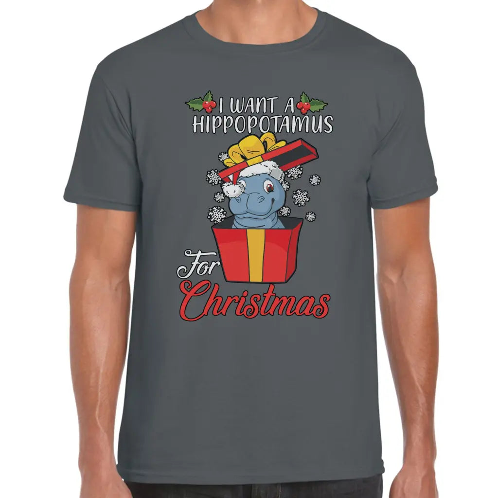 Hippo Present T-Shirt - Tshirtpark.com