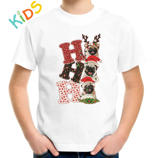 Ho Ho ho Pugs Kids T-shirt - Tshirtpark.com