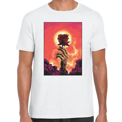 Holding Rose T-Shirt - Tshirtpark.com