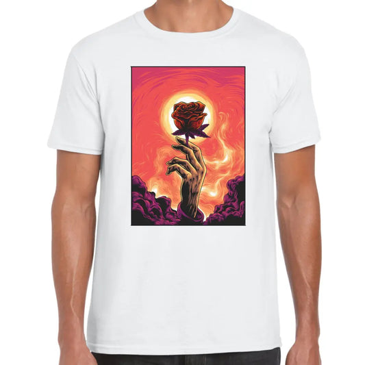 Holding Rose T-Shirt - Tshirtpark.com