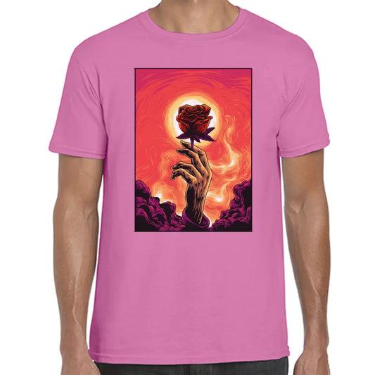 Holding Rose T-Shirt - Tshirtpark.com