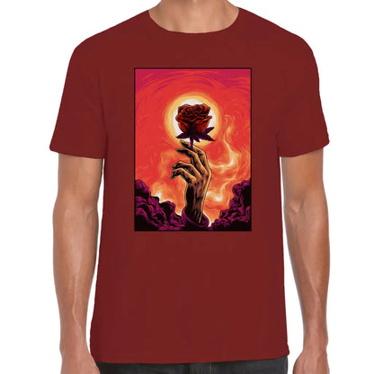 Holding Rose T-Shirt - Tshirtpark.com